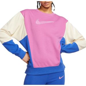 Nike W NSW CREW HBR FT CB Melegítő felsők - Rózsaszín - L