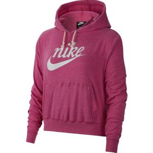 Nike W NSW GYM VNTG HOODIE HBR Kapucnis melegítő felsők - Rózsaszín - XS