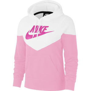 Nike W NSW HRTG HOODIE FLC Kapucnis melegítő felsők - Rózsaszín - L