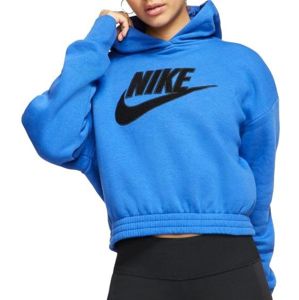 Nike W NSW ICN CLSH FLC HOODIE BB Kapucnis melegítő felsők - Kék - L