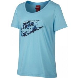 Nike W NSW TEE SCOOP ROCK GRDN kék M - Női póló