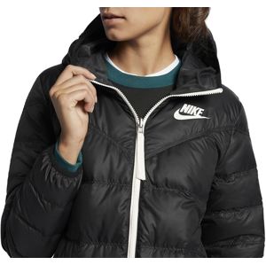 Nike W NSW WR DWN FILL PRKA REV Kapucnis kabát - Fekete - M