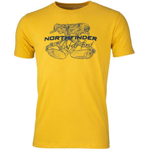 Northfinder DEWIN sárga XL - Férfi póló