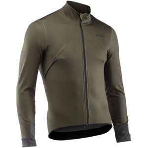 Northwave Extreme H20 Férfi kerékpáros kabát, sötétzöld, méret