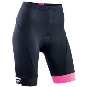 Northwave LOGO WOMAN 3 rózsaszín XXL - Női kerékpáros rövidnadrág