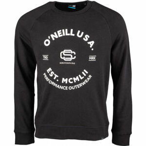 O'Neill AMERICANA CREW SWEATSHIRT Férfi pulóver, fekete, veľkosť S