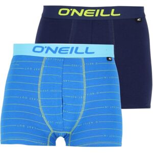O'Neill BOXER FIRST IN LAST OUT PLAIN 2-PACK Férfi bokszeralsó, kék, méret XXL