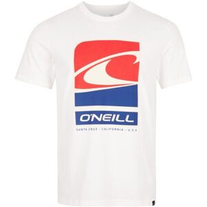 O'Neill FLAG WAVE Férfi póló, fehér, méret S