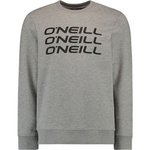 O'Neill TRIPLE STACK CREW SWEATSHIRT szürke L - Férfi pulóver