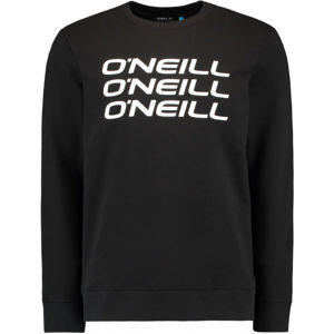 O'Neill TRIPLE STACK CREW SWEATSHIRT Férfi pulóver, fekete, méret S