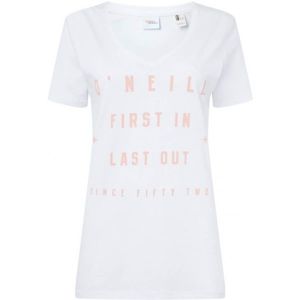 O'Neill LW FIRST IN, LAST OUT T-SHIRT fehér XS - Női póló
