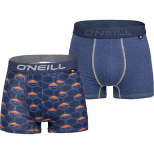 O'Neill BOXER RETRO&PLAIN 2PACK Férfi boxeralsó, kék, méret XL