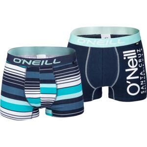 O'Neill MEN BOXER STRIPES PLAIN 2-PACK Férfi boxeralsó, kék, méret XL