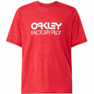 Oakley PIPELINE TRAIL TEE piros XL - Kerékpáros mez
