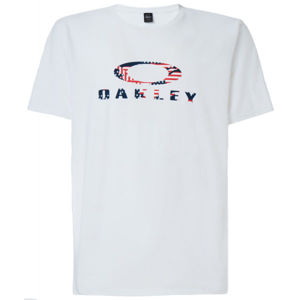 Oakley USA FLAG ELLIPSE SS TEE fehér XXL - Férfi póló