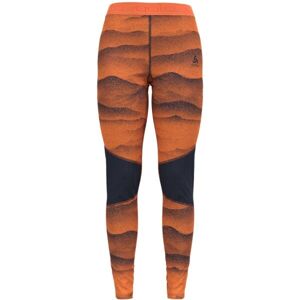 Odlo BL BOTTOM LONG WHISTLER ECO Női funkcionális leggings, narancssárga, méret XS