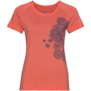 Odlo WOMEN'S T-SHIRT CREW NECK S/S CONCORD narancssárga S - Női póló