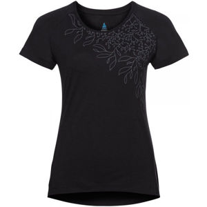 Odlo WOMEN'S T-SHIRT CREW NECK S/S CONCORD fekete XS - Női póló
