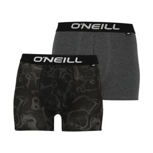 O'Neill PAINT&PLAIN 2-PACK Férfi boxeralsó, fekete, méret L