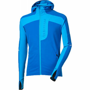 Progress KINETIC HOODY Férfi kapucnis pulóver futáshoz, kék, méret XL