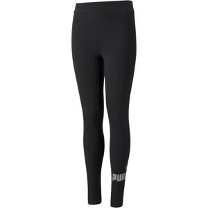 Puma ESSENTIALSENTIAL + LOGO PANTS Lány leggings, fekete, veľkosť 128