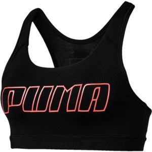 Puma 4KEEP BRA M Női sportmelltartó, fekete,rózsaszín, méret