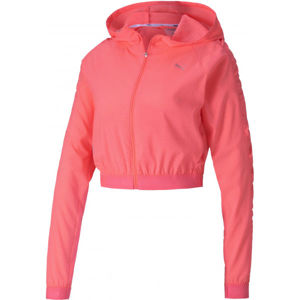 Puma BE BOLD WOVEN JACKET rózsaszín XL - Női sportkabát