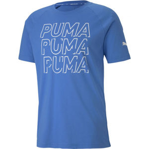 Puma MODERN SPORTS LOGO TEE kék XXL - Férfi póló