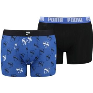 Puma MEN AOP BOXER 2P Férfi boxeralsó, kék, méret XL