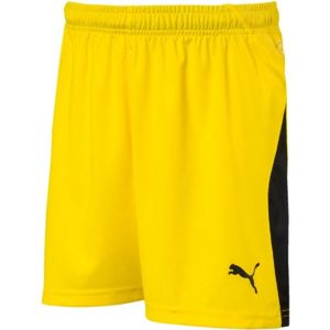 Puma LIGA SHORTS JR sárga 140 - Fiú sport rövidnadrág