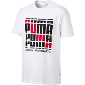 Puma TEE fehér M - Férfi sportos póló