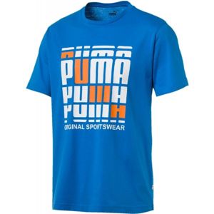 Puma TEE kék M - Férfi sportos póló