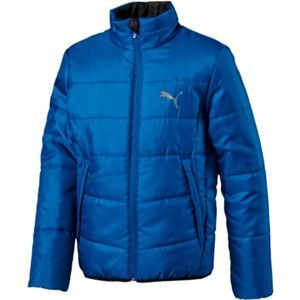 Puma ESS PADDED JACKET JR kék 128 - Gyerek kabát