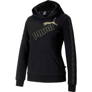 Puma AMPLIFIED HOODIE FL fekete XL - Női pulóver