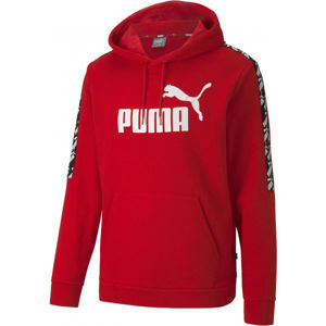 Puma APLIFIED HOODED TL piros XL - Férfi sportos pulóver
