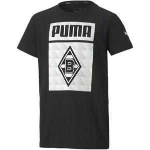 Puma Borussia Monchengladbach Graphic T-Shirt Kids Rövid ujjú póló - Fekete - 152