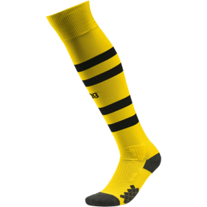 Puma BVB Hooped Socks Cyber Yellow- Black Sportszárak - borostyán