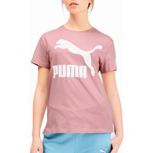 Puma Classics Logo Tee Rövid ujjú póló - Rózsaszín - S