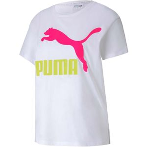 Puma Classics Logo Tee White-RIDER Rövid ujjú póló - Fehér - S