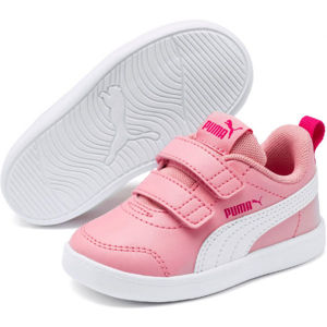 Puma COURTFLEX V2 V INF rózsaszín 6 - Gyerek utcai cipő