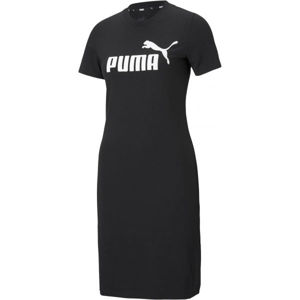 Puma ESS SLIM TEE DRESS Női ruha, fekete, veľkosť M