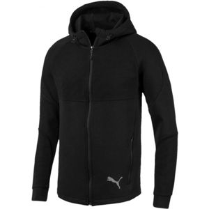 Puma EVOSTRIPE FZ HOODY fekete XL - Férfi pulóver