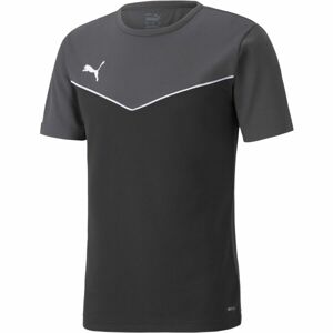 Puma INDIVIDUAL RISE JERSEY Futballpóló, fekete, méret XL