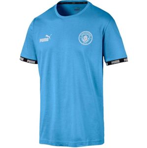 Puma Manchester City FC Football Culture Rövid ujjú póló - Kék - M
