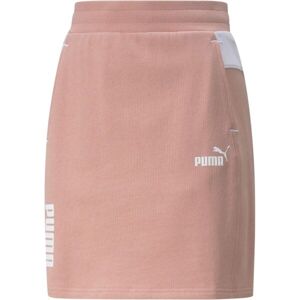 Puma POWE COLORBLOCK SKIRT Női szoknya, rózsaszín, veľkosť S