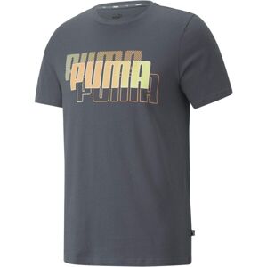 Puma PUMA POWER SUMMER TEE Férfi póló, sötétszürke, méret XXL