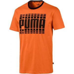Puma REBEL BOLD TEE narancssárga M - Férfi póló