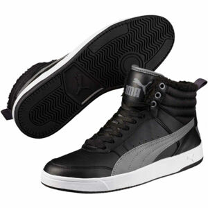 Puma REBOUND STREET V2 FUR Férfi bélelt cipő, fekete, méret 42.5