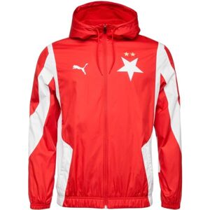 Puma SKS PREMATCH JACKET Férfi kabát, piros, veľkosť M