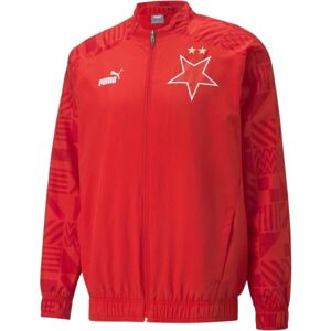 Puma SKS PREMATCH JACKET Férfi kabát, piros, méret M